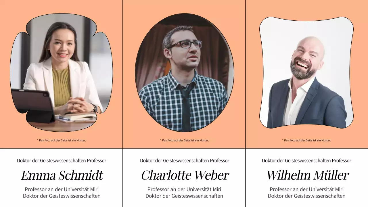 Grundlegende geisteswissenschaftliche Lehrmittel in Orange und Weiß