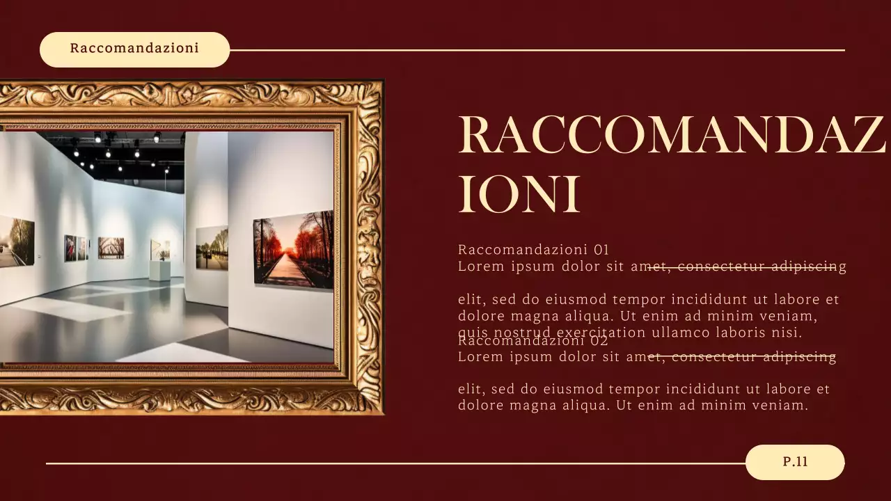 rosso giallo elegante rinascimentale materiale per la difesa della tesi di laurea