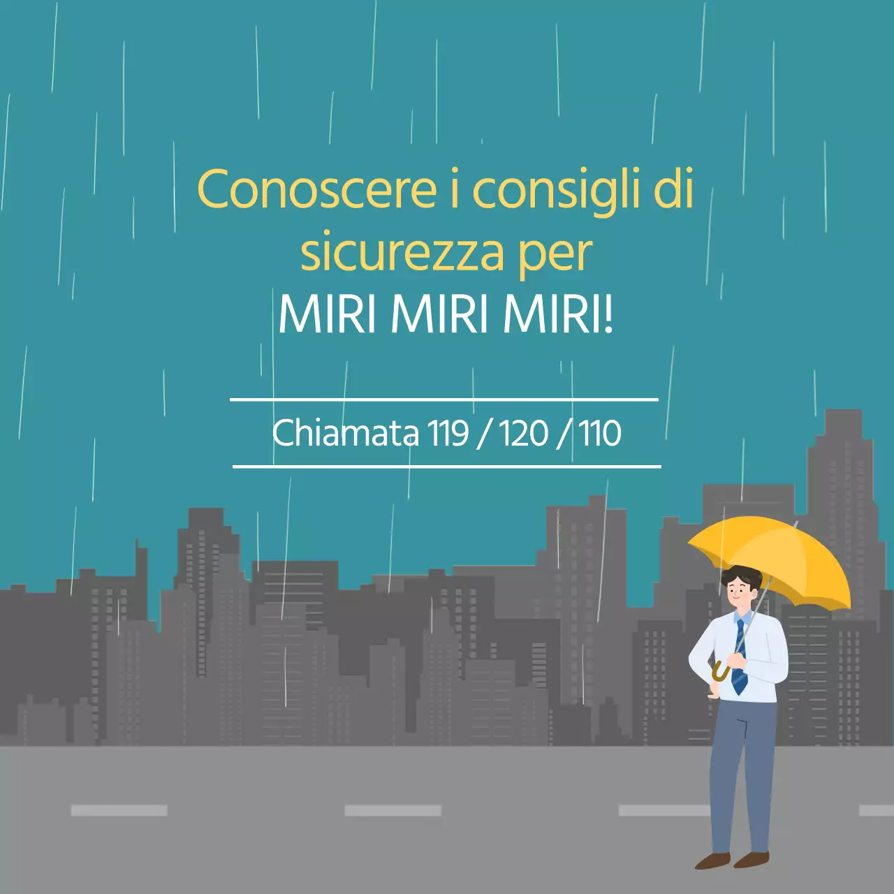 Consigli di sicurezza per la stagione della menta, dell'allegria e delle piogge