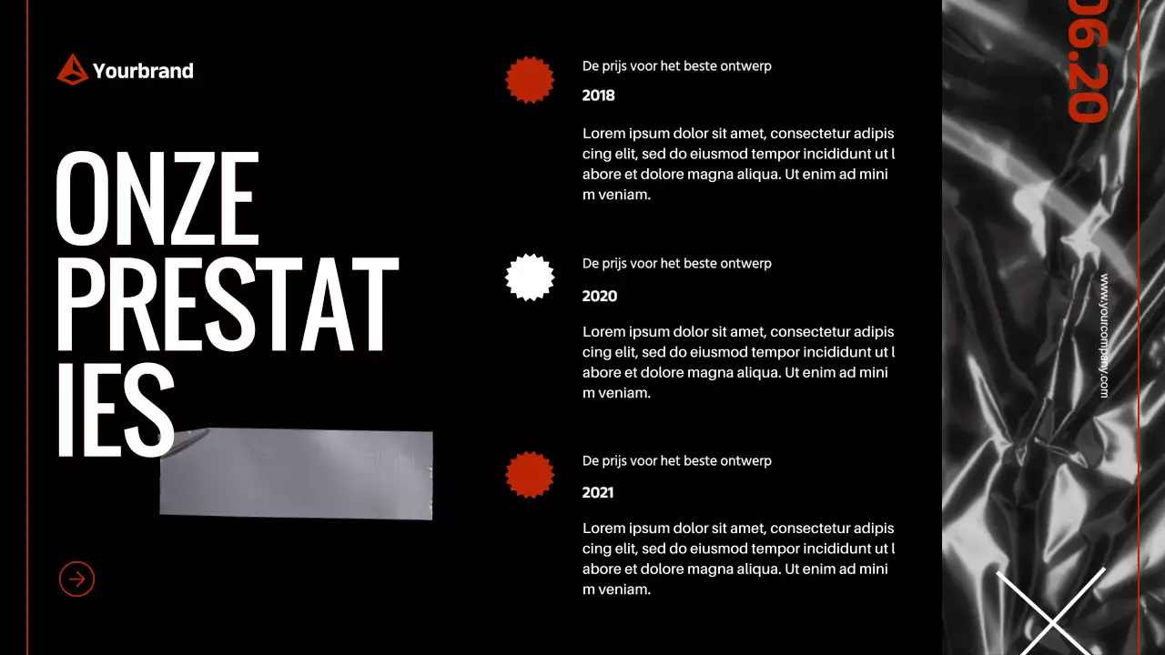 Red Black Modern Bold Bedrijfsprofiel Introductie