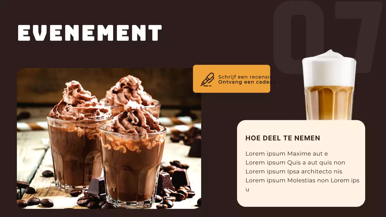 Oranje en Bruin Eenvoudig Winkel Digitaal Teken Reclame Promotie