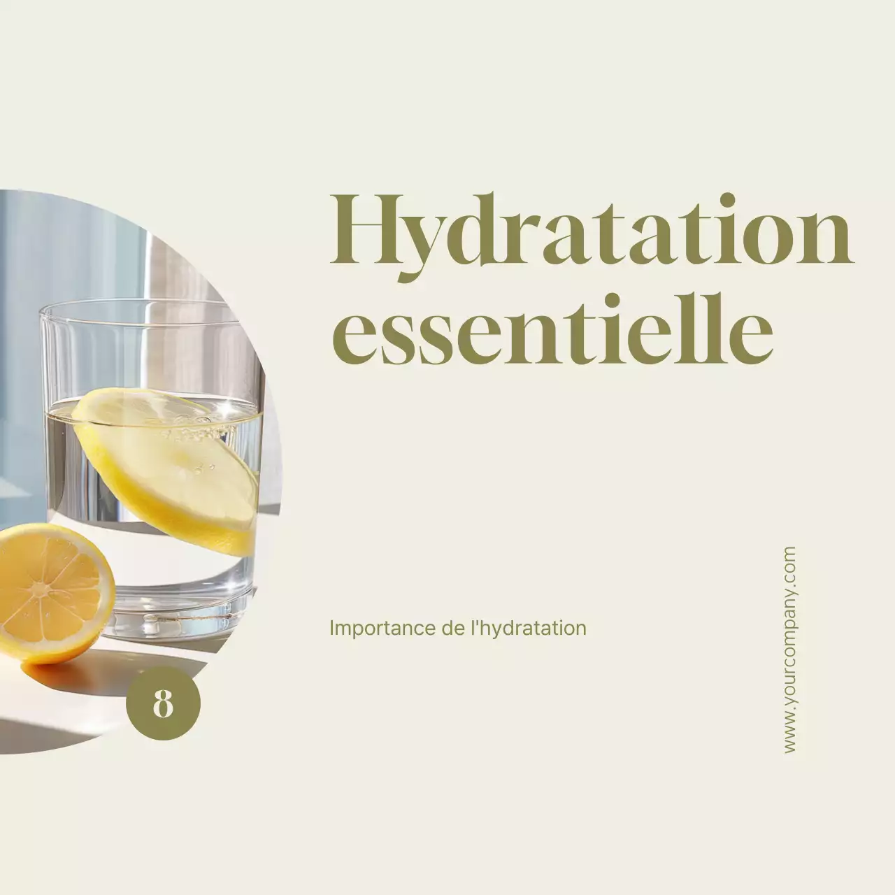 Green and Beige Modern Healthy Food Diet Tips (en anglais)