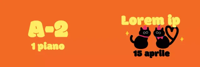 Festa del gatto con illustrazioni di gatti e font simpatici