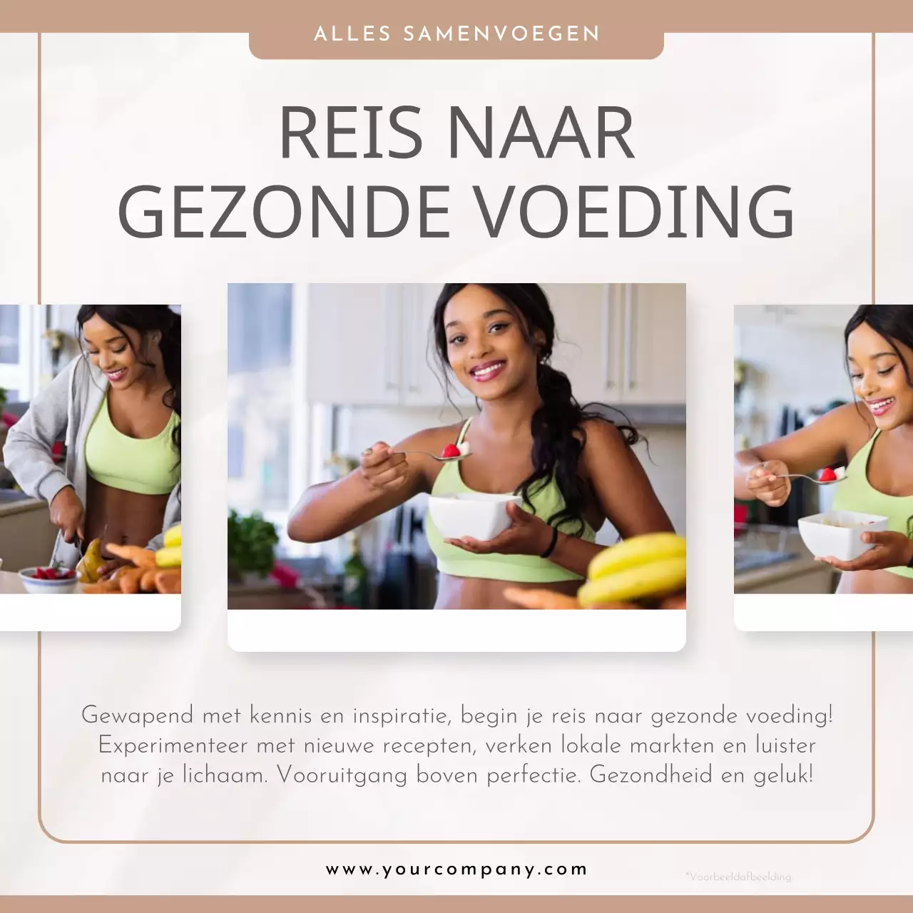 Beige Wit Grijs Natuurlijk Eenvoudig Minimaal Gezond Eten Zelfgroei