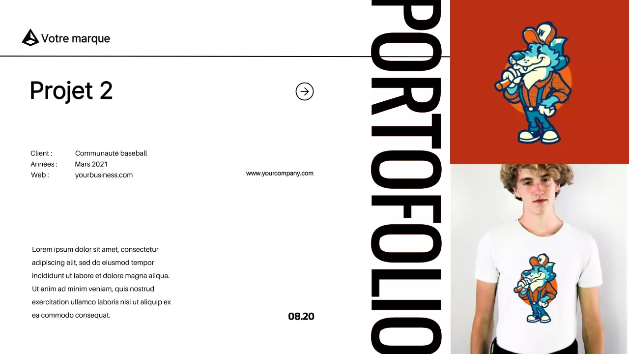 Red Black Modern Bold Business Profil de l'entreprise Introduction