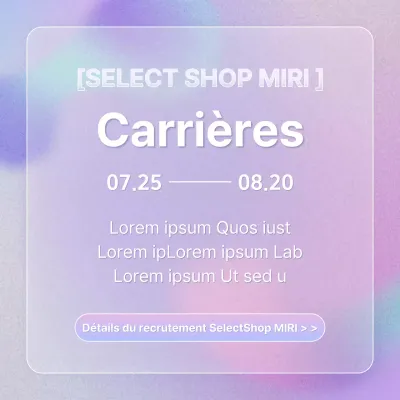 Informations simples sur les carrières en mauve