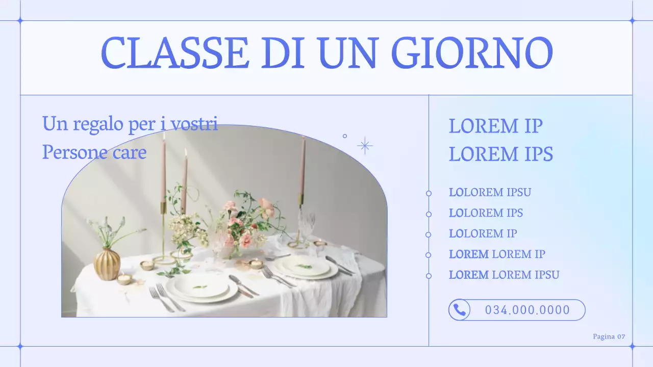 Un semplice brief sul marchio di una piccola impresa di fiori blu e viola