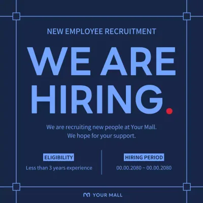 Navy Professional Recruitment Job Posting Social Media Post