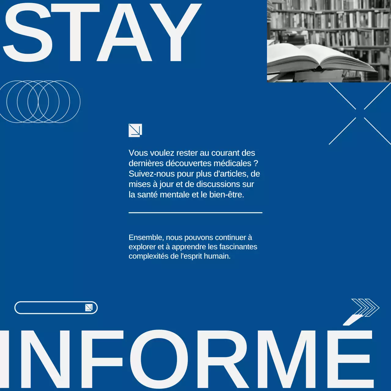 Blue Grey Black Modern Geometric Health News