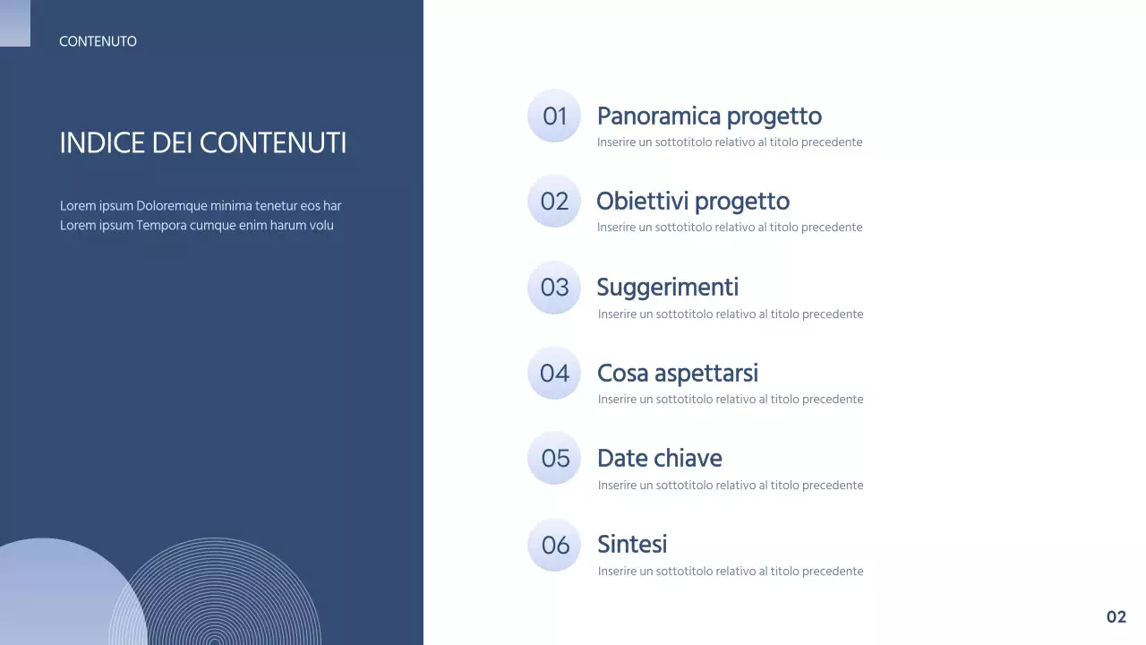 Semplice proposta industria-università in blu navy e malva