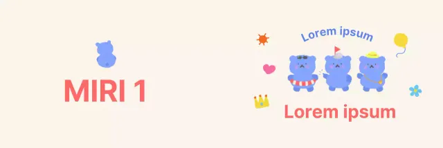 Reiseveranstalter mit niedlichen Bärenillustrationen