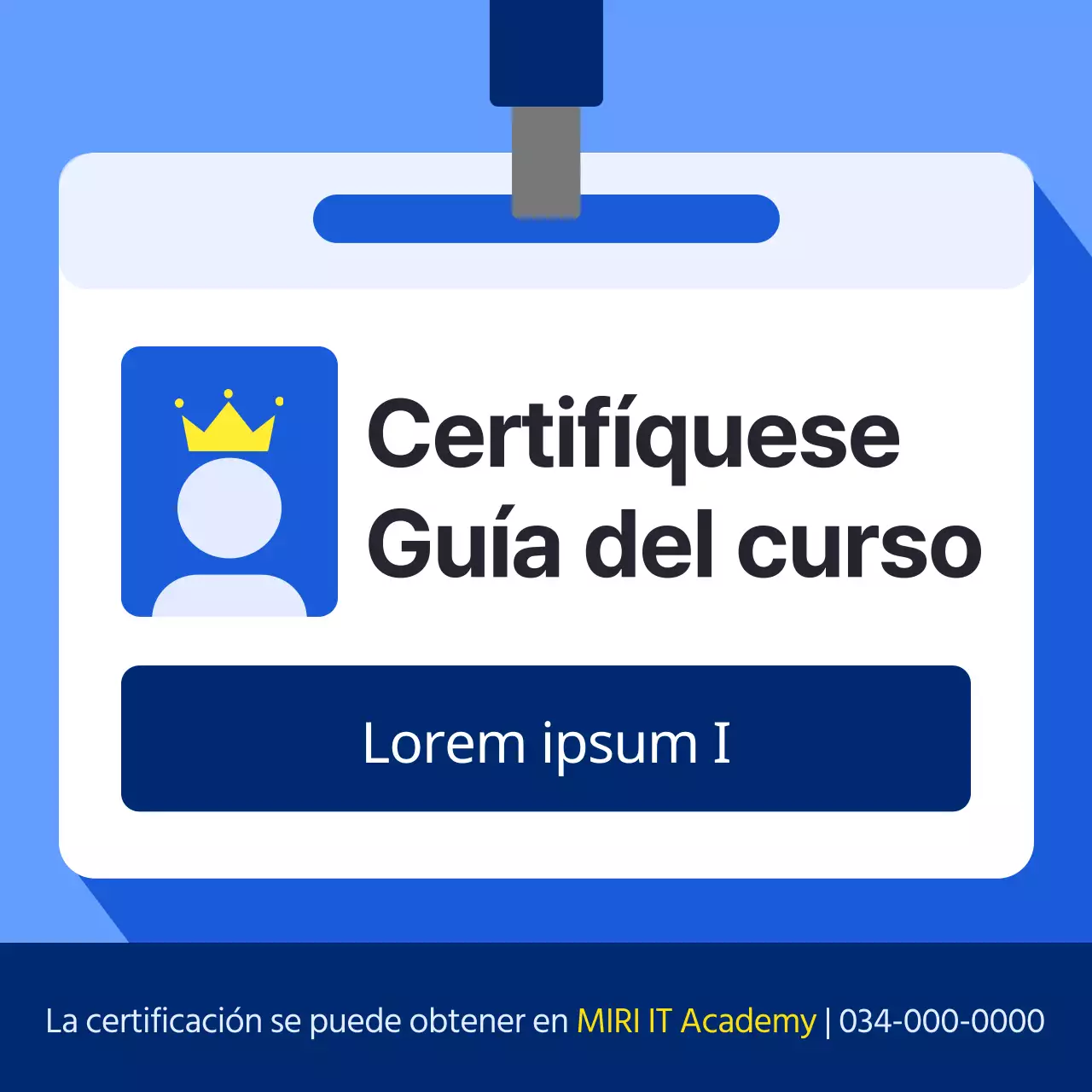 Acerca del curso de certificación Blue's Simple Information Processor