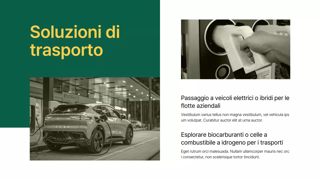 Rapporto sull'analisi dell'impronta di carbonio dell'azienda Green Modern