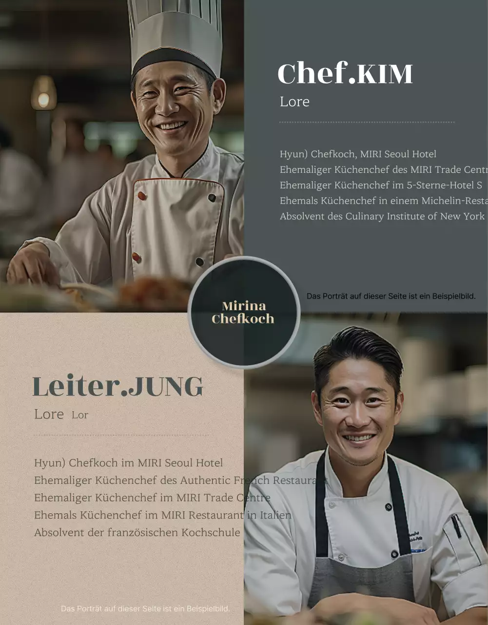 Werben Sie für luxuriöse Hotel-Buffet-Essensgutscheine in Gold und Khaki