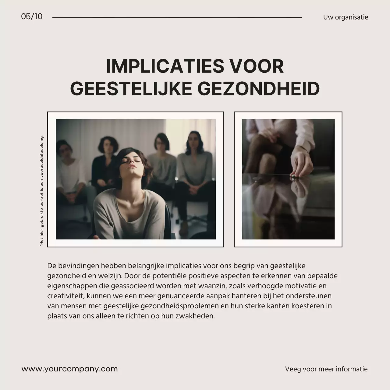 Beige en zwart Modern Medisch Blog Promotie