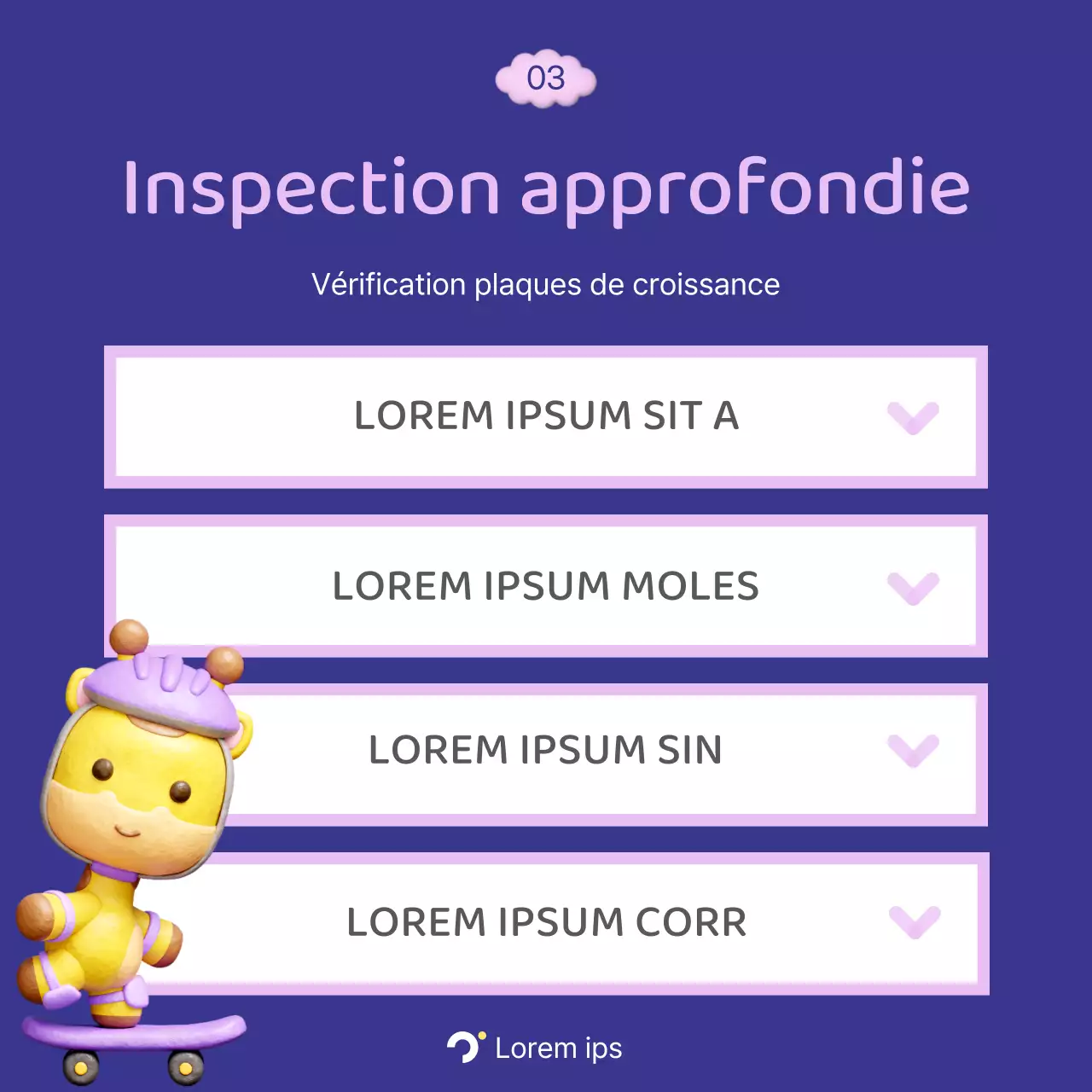 Promouvoir une clinique de croissance de la taille en violet et rose et en peluche