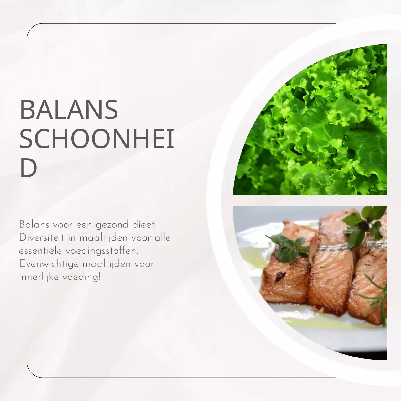 Beige Wit Grijs Natuurlijk Eenvoudig Minimaal Gezond Eten Zelfgroei