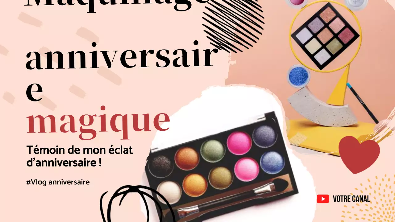 Rose Modern Trendy Warm Birthday Makeover Magic