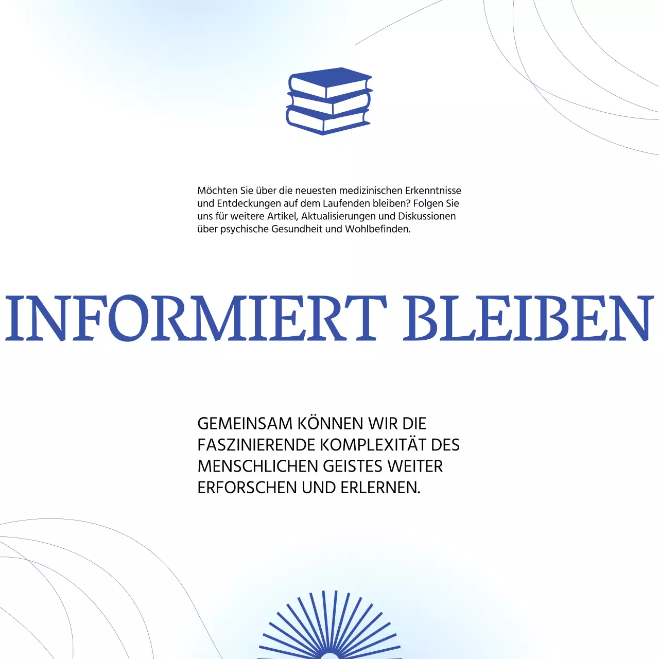 Blau Weiß Minimal Geometrisch Gesundheit Nachrichten