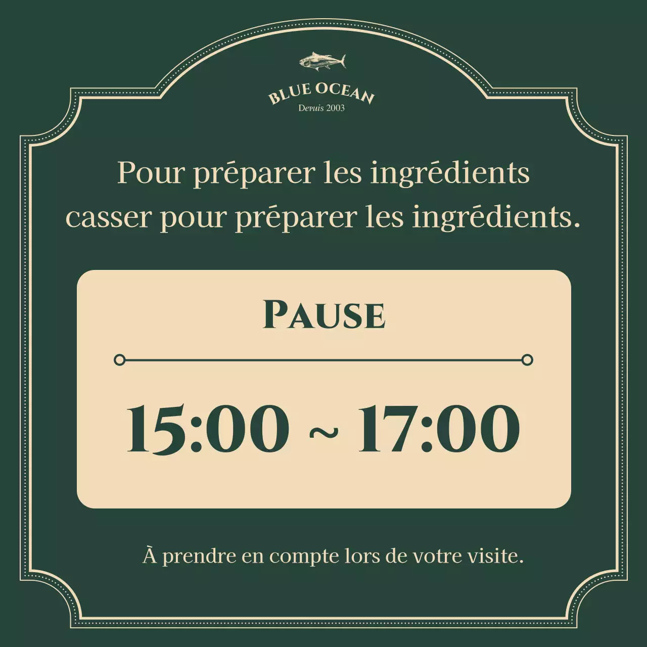 L'annonce de la rupture classique dans les résumés