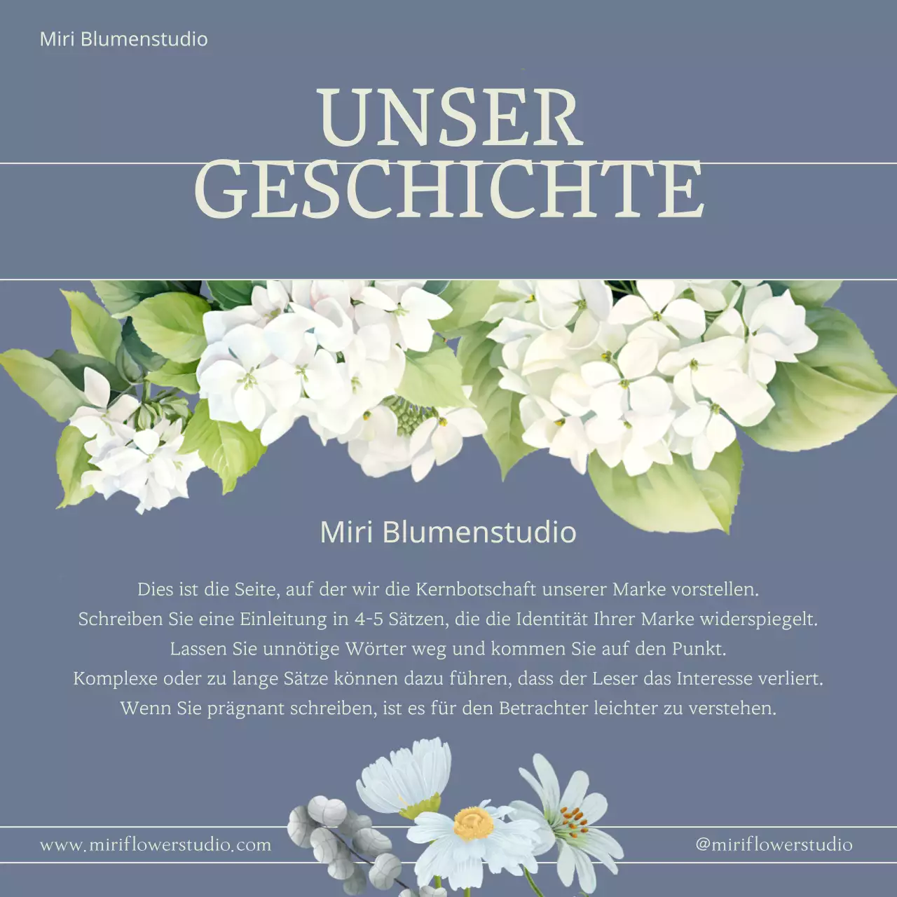 Eine Einführung in das lindgrüne, luxuriöse Blumenstudio