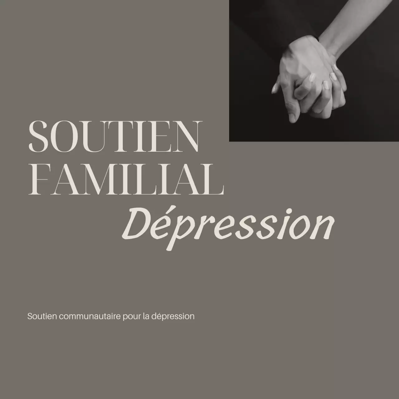 Gris Ivoire Elégant Minimal Guide de la santé mentale