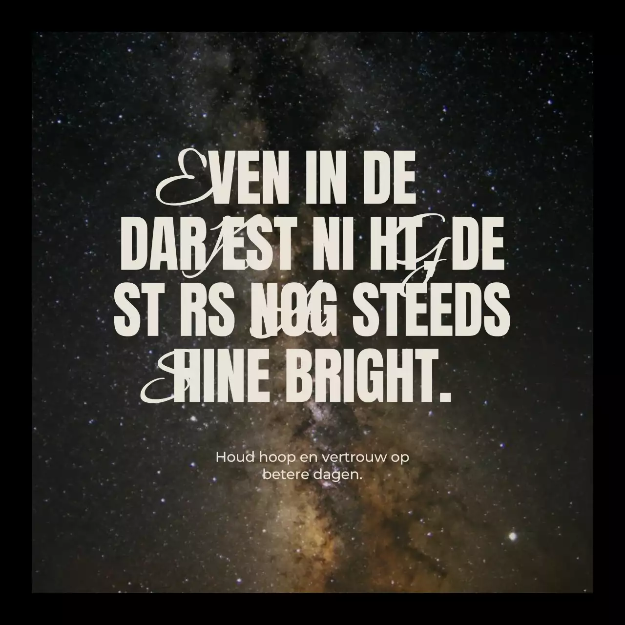 Zwarte Trend Vet Motiverende Geestelijke Gezondheids Quote