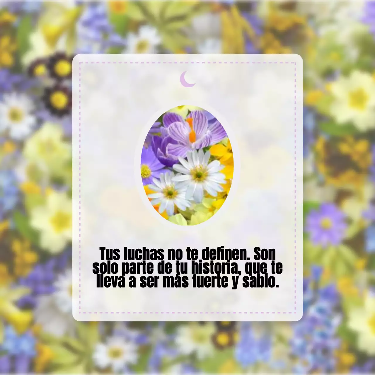 blanco púrpura lila natural tropical Cita Inspiring memo