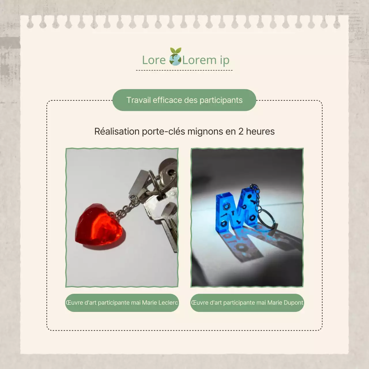 Guide du programme de recyclage Natural Style en vert et en beige