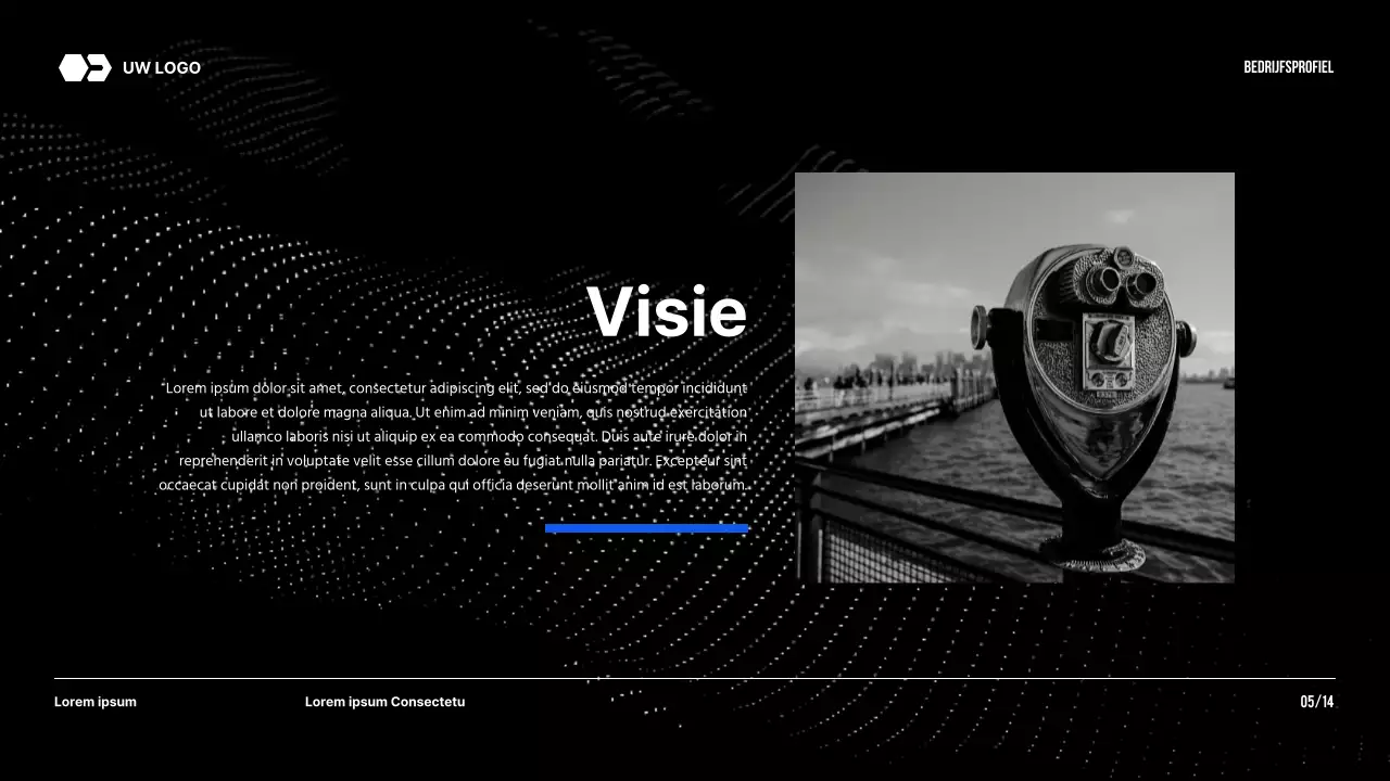 Black Tone Modern Bedrijf Introductie