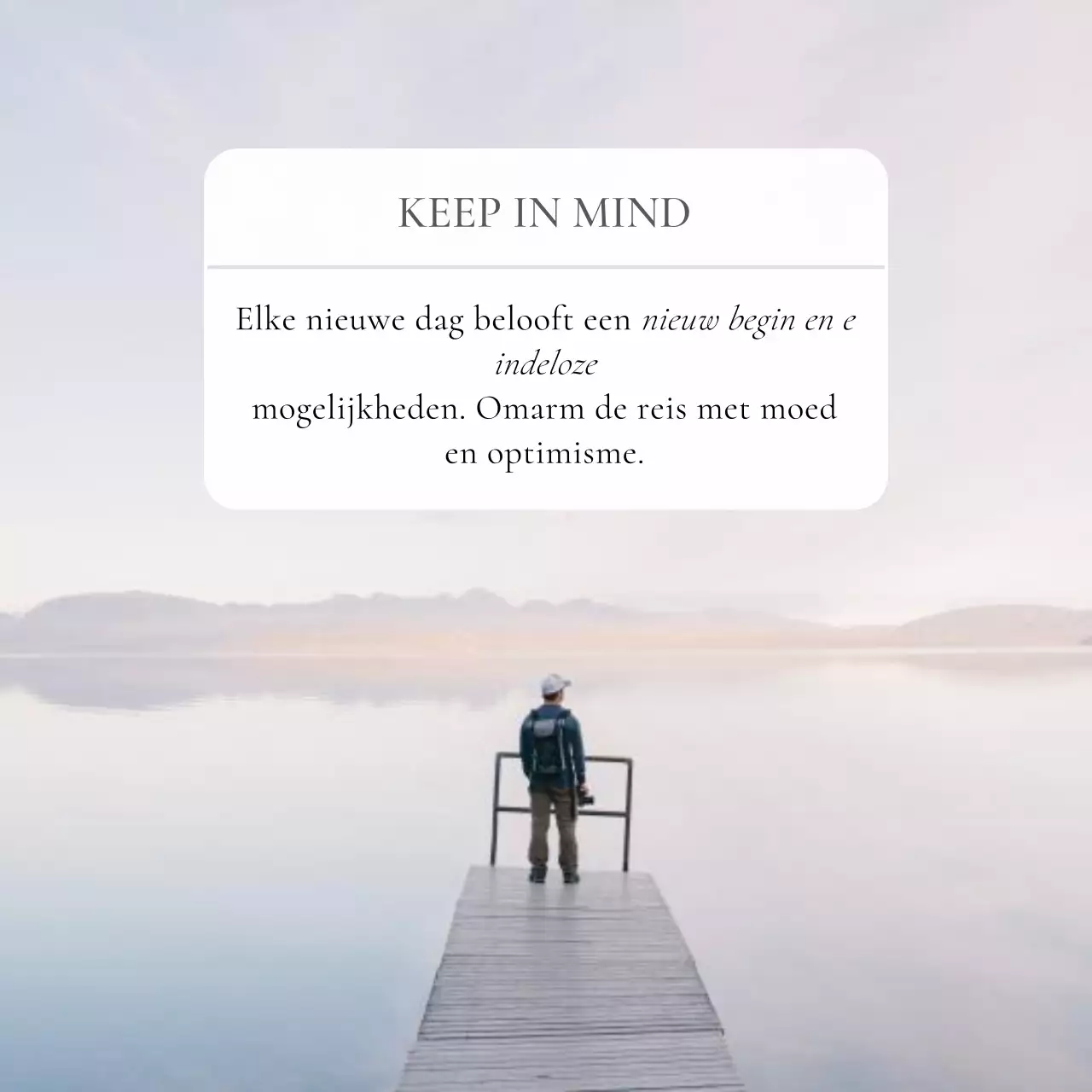 Zwart Wit Modern Basis Natuurlijk Citaat Inspirerend Memo