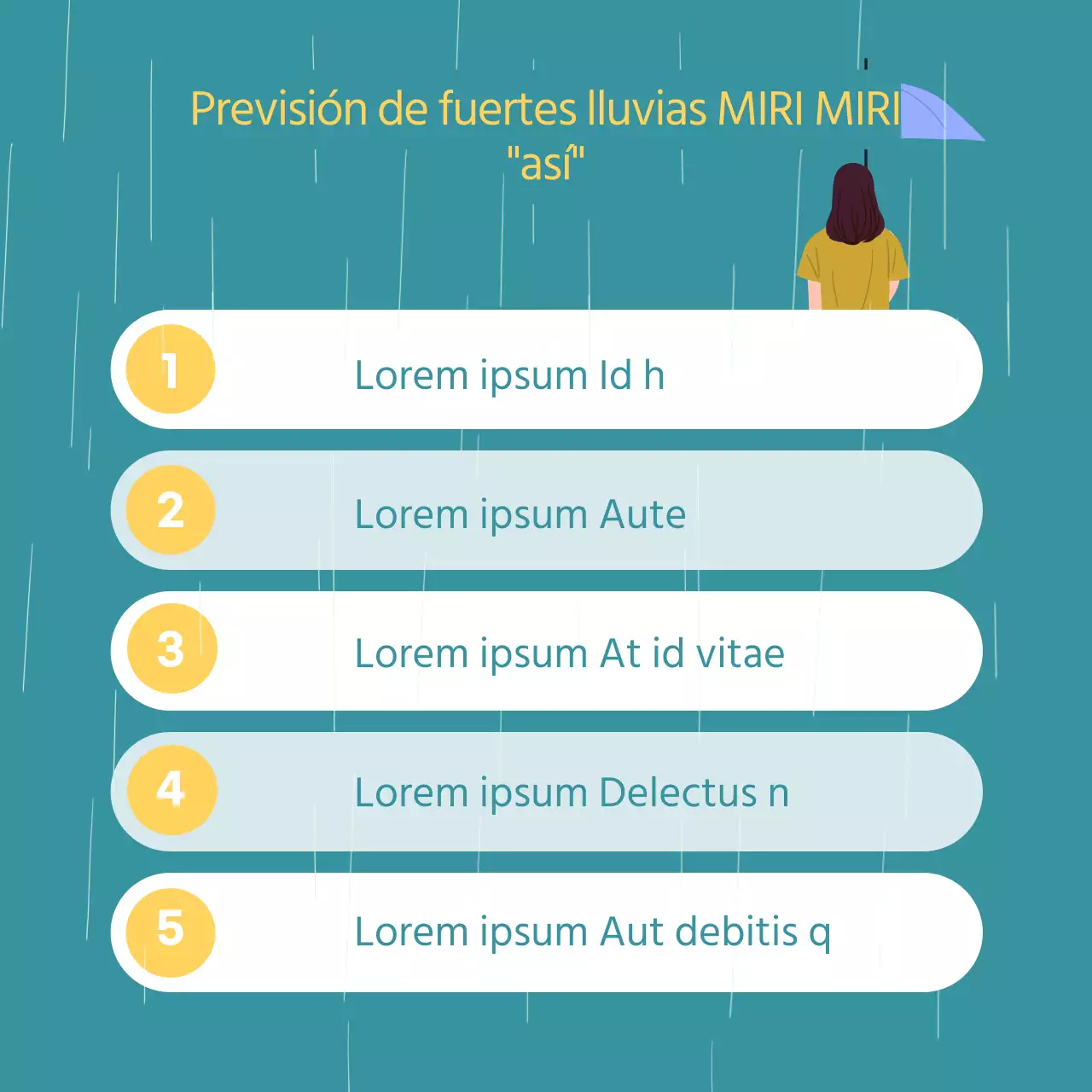 Consejos de seguridad para la estación lluviosa