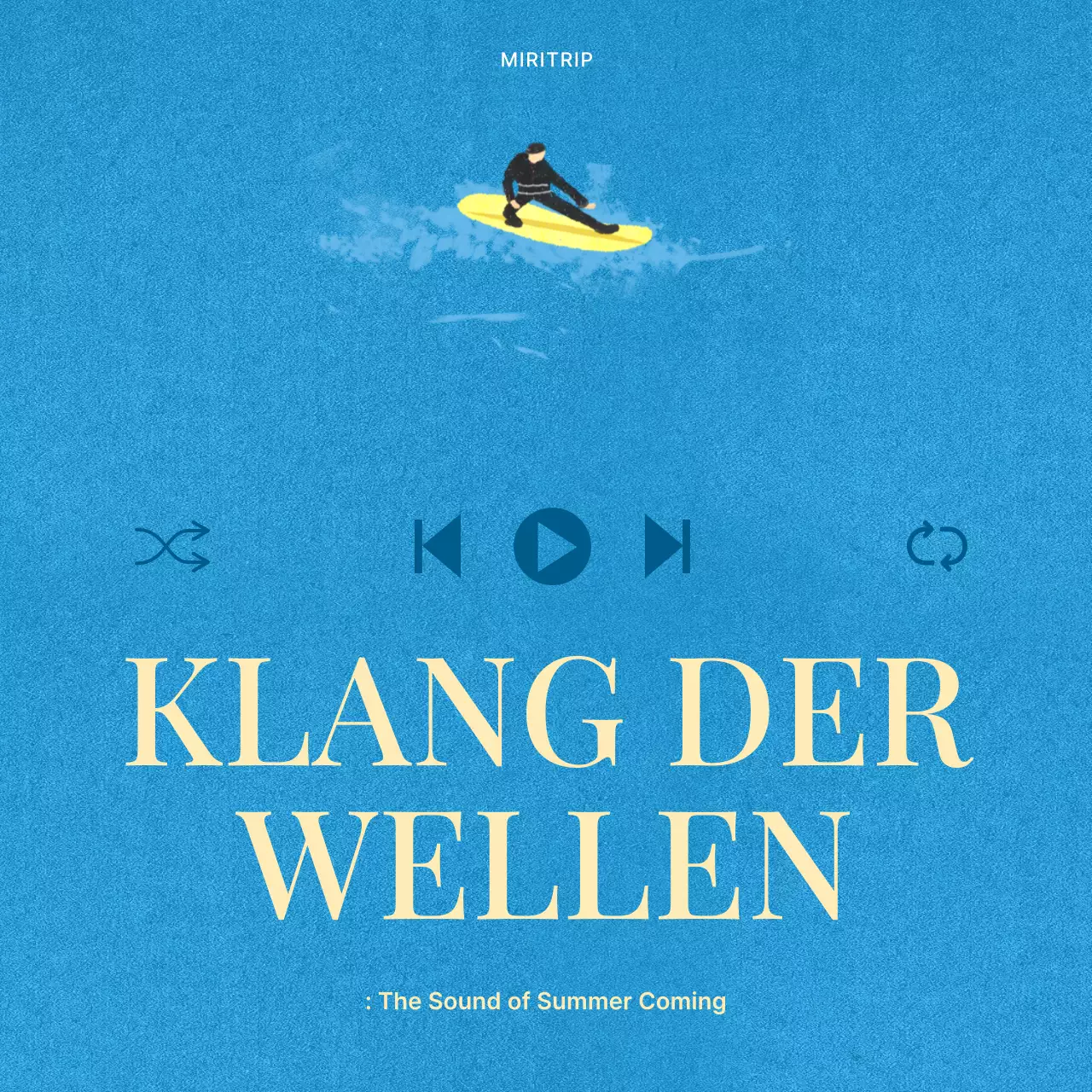 Ein schlichter, sommerlich inspirierter Beitrag in Gelb und Hellblau