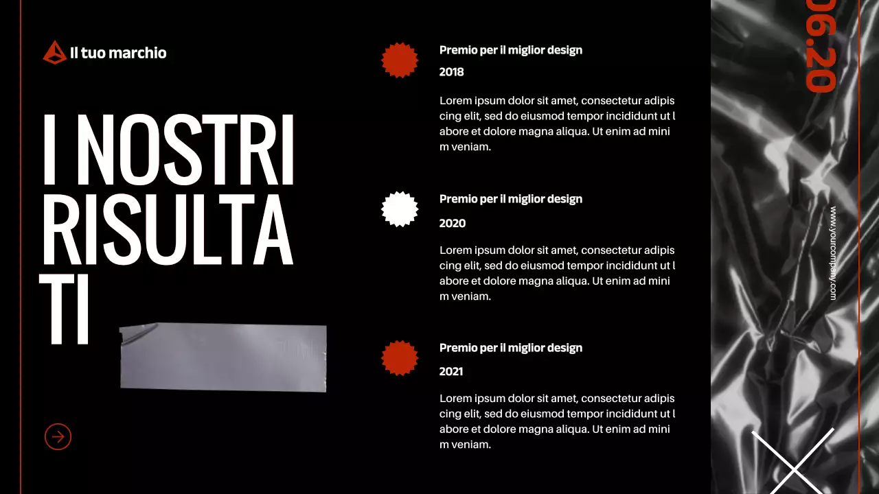 Red Black Modern Bold Profilo aziendale Introduzione