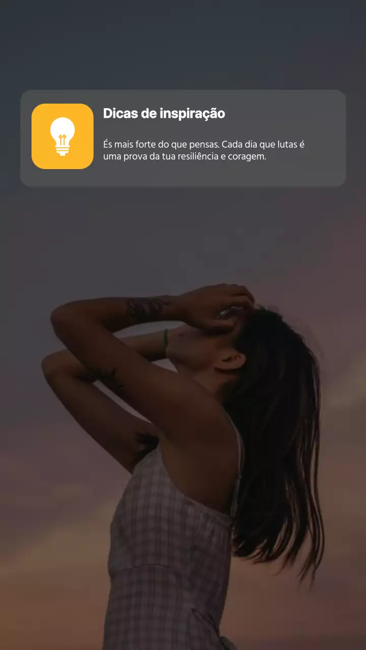 Amarelo Roxo Simples Mínimo Motivacional Inspirador Citação