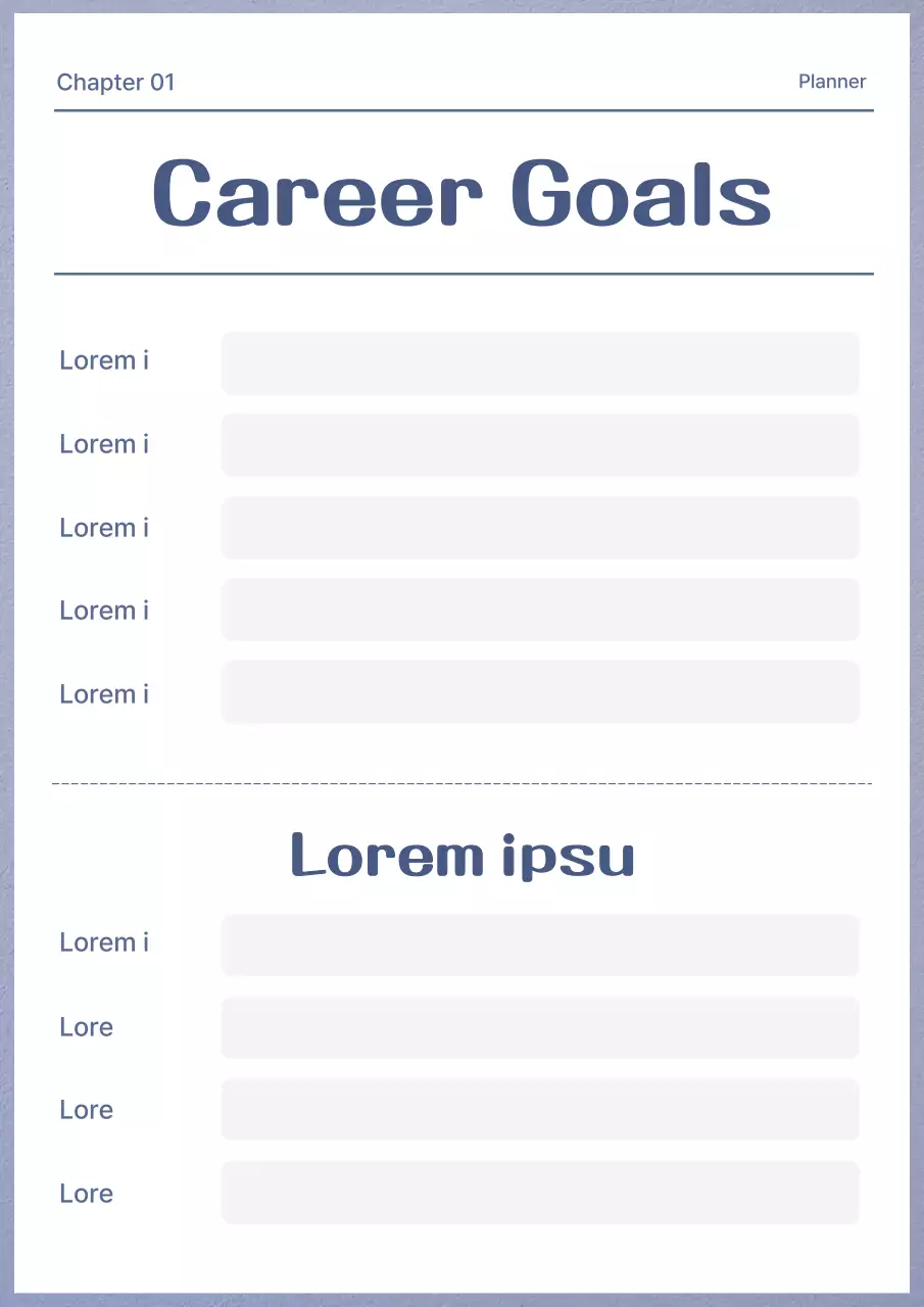 Perencana Jurnal Sederhana Putih