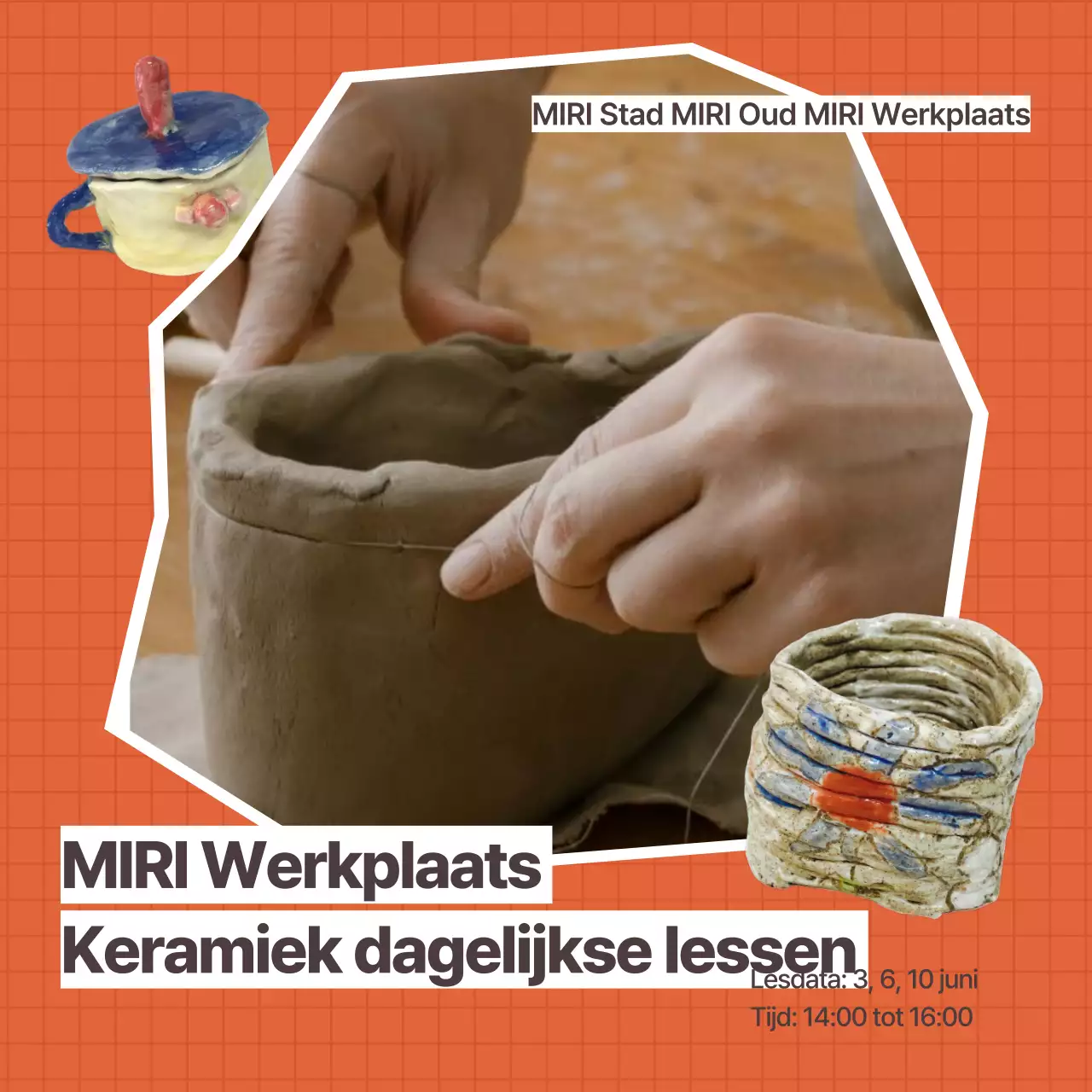 Een eenvoudige eendaagse klassepost in oranje