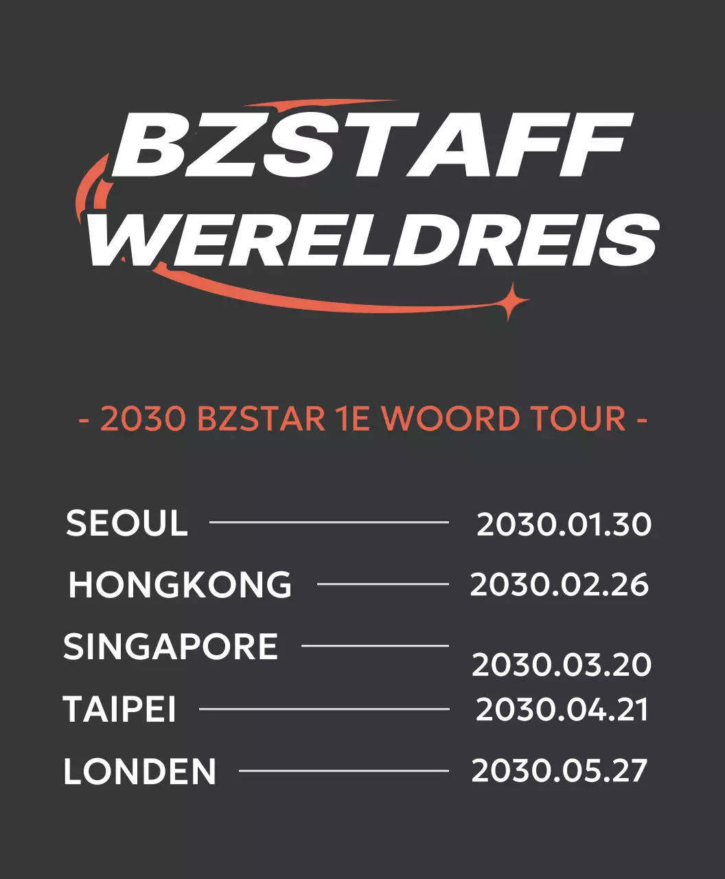 Concert personeel dragen met een hip oranje logo