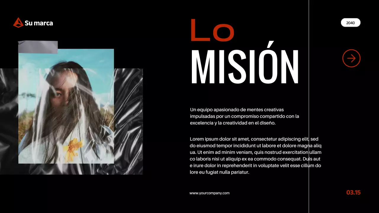 Red Black Modern Bold Perfil de empresa Introducción