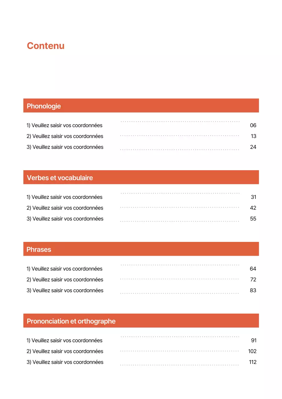 Une simple couverture de cahier d'écolier orange et jaune