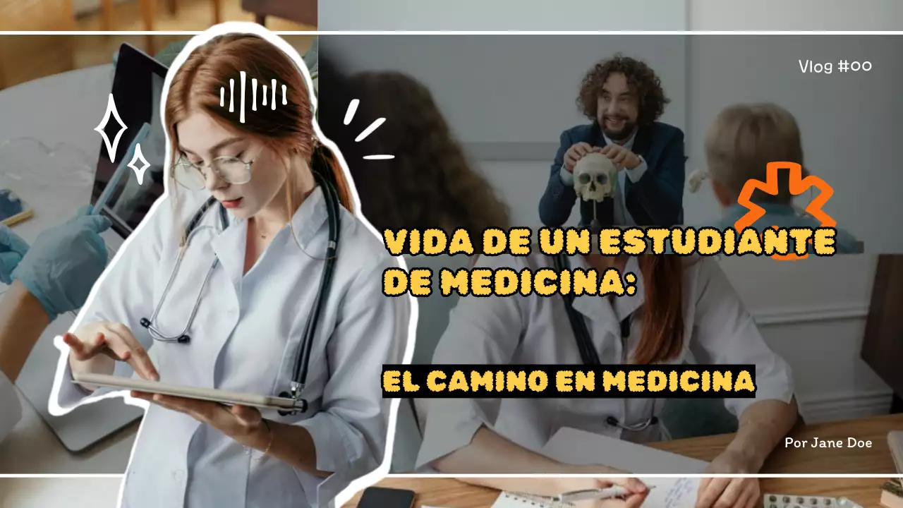 Yellow Black Flashy Vintage Study Vlog Título principal