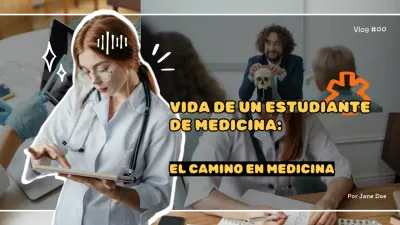 Yellow Black Flashy Vintage Study Vlog Título principal