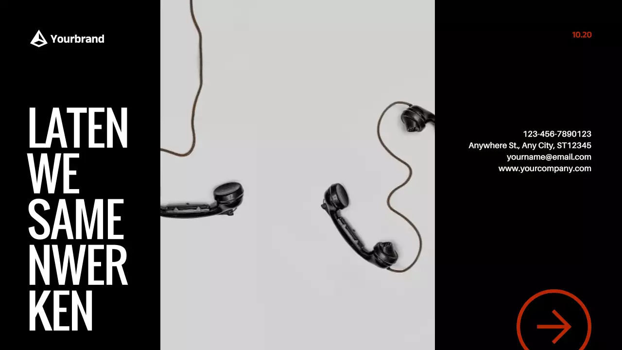 Red Black Modern Bold Bedrijfsprofiel Introductie