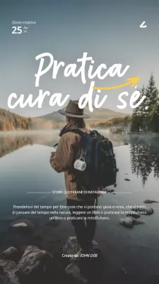 Citazione tipografica moderna bianca Parole motivazionali di positività per la salute mentale Crescita personale