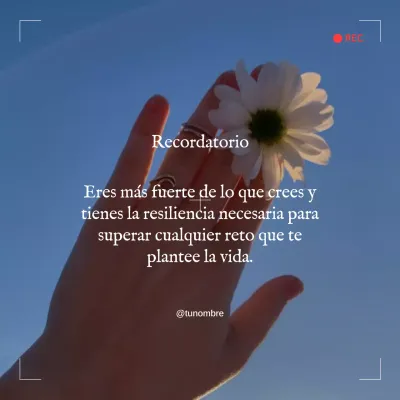 Cita motivacional minimalista de moda sobre salud mental