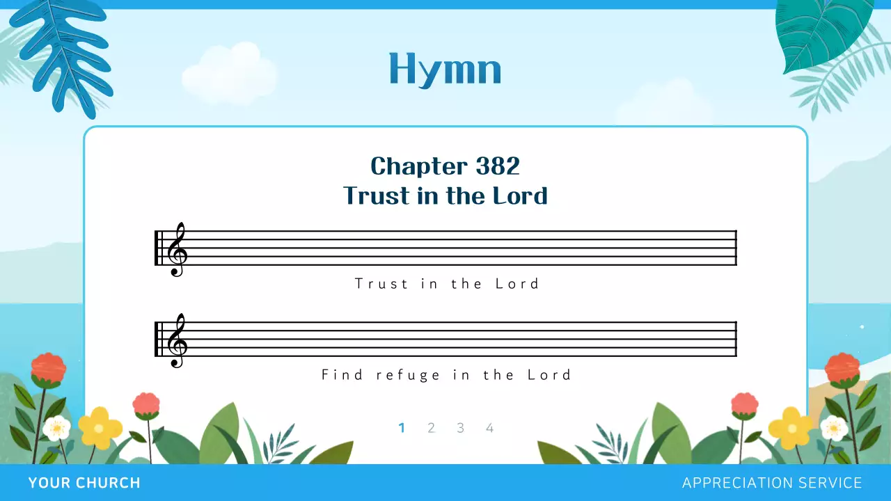 Blue Simple Appreciation Event Presentation