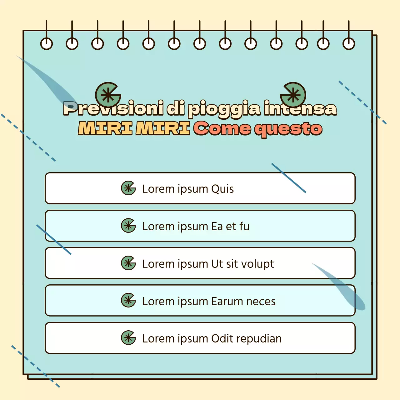 Consigli di sicurezza per la stagione delle piogge in questa bella città gialla e azzurra