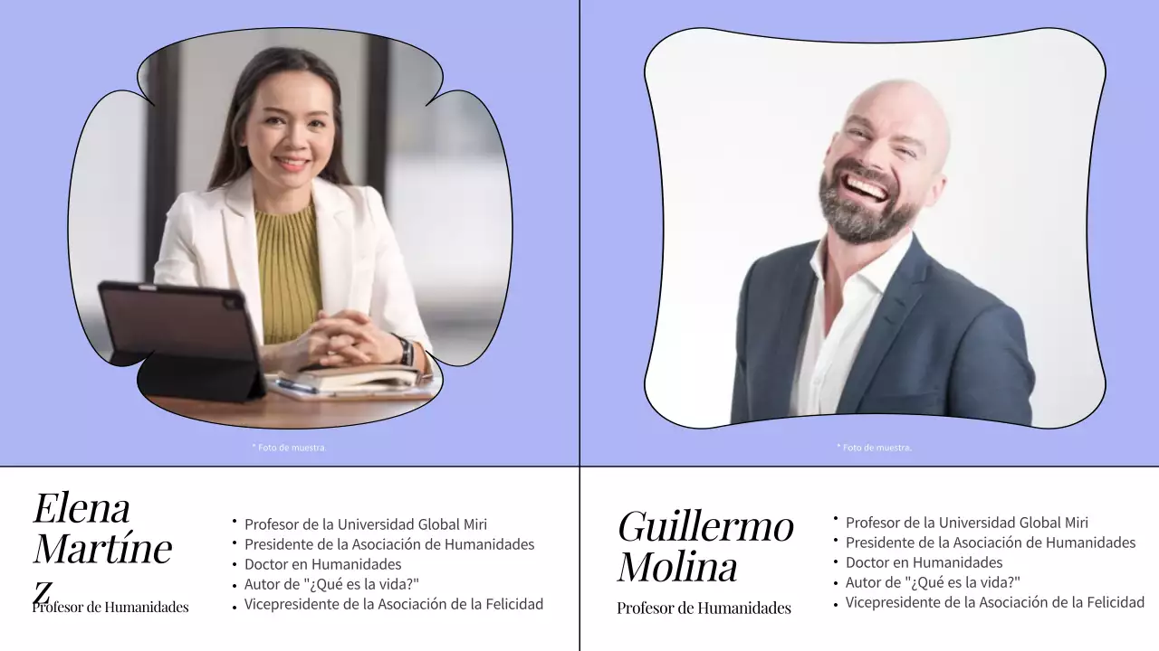 Recursos didácticos básicos de humanidades en naranja y blanco