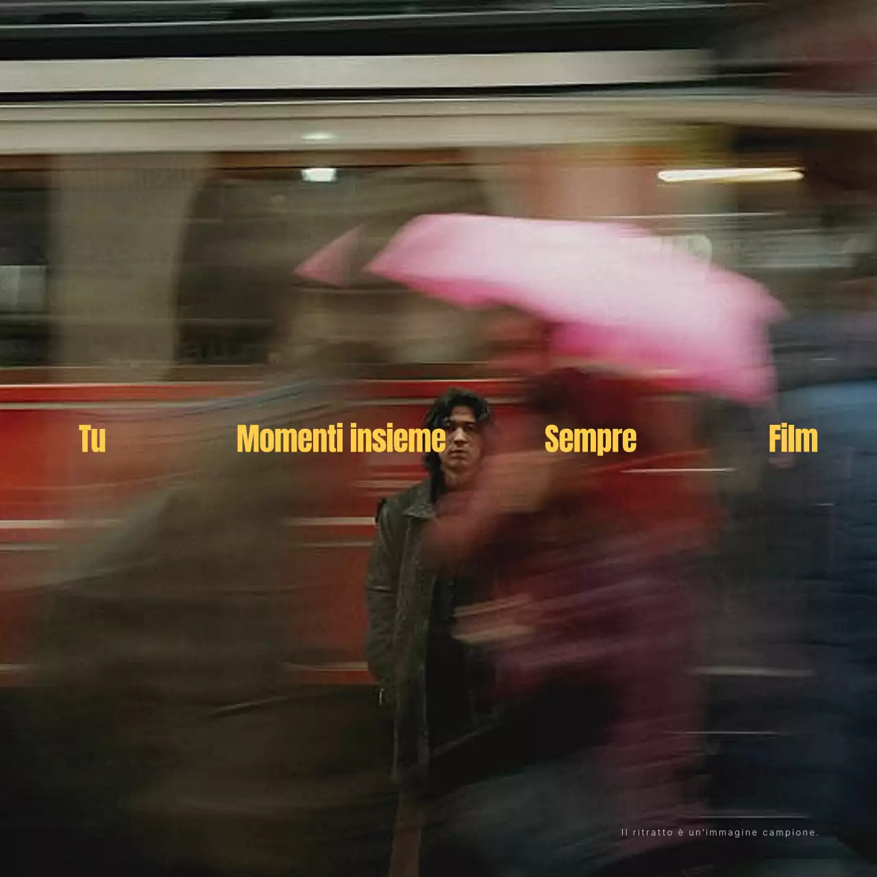 Un semplice post sentimentale in giallo e grigio