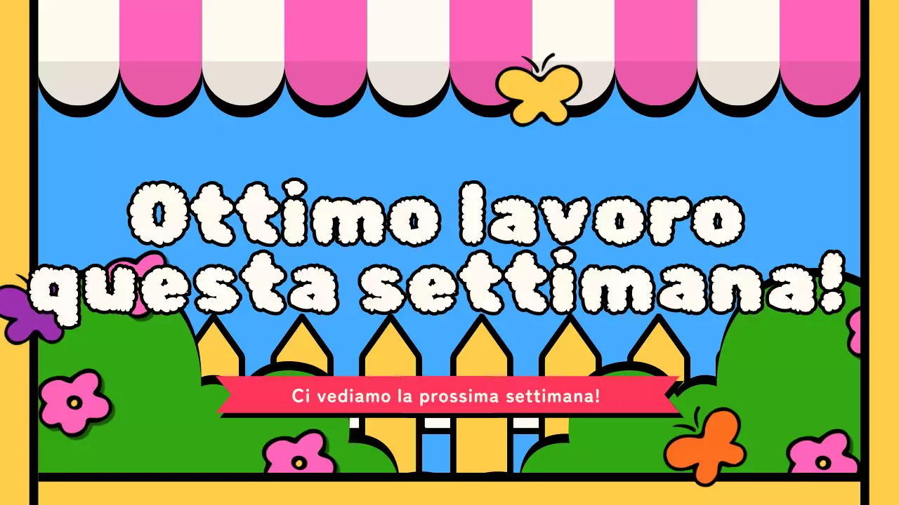 Piano di classe per l'animazione Skyblue